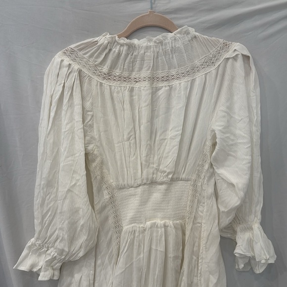 Free people Magdalia white/cream maxi dress size XS - Picture 10 of 11